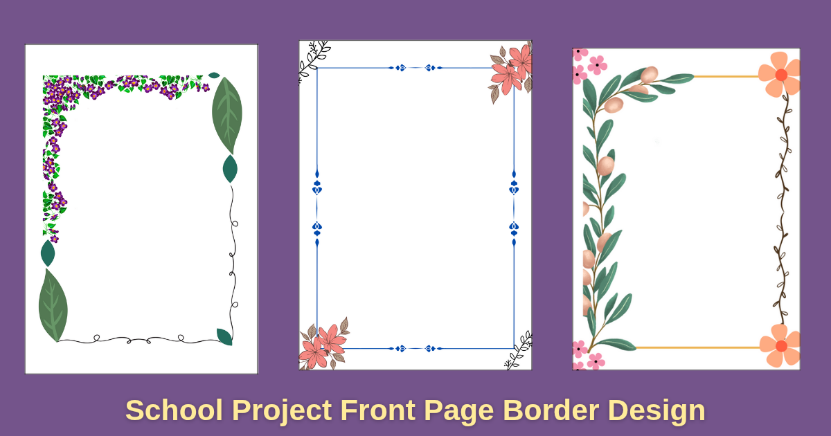 Border design for school project