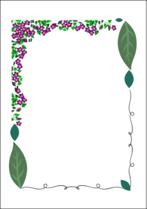 front page border design